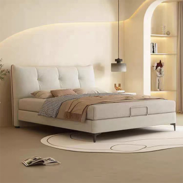 Moderne Vintage -Holzbettrahmen - König/Queen Size - Smart Schlafzimmermöbel