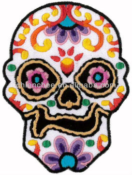 Embroidery Patches - Iron On Various Skull Designs (Patch/Emblem/Badge/Label/Crest/Insignia)