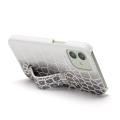 New Crocodile White Gradient Grey Capa de Celular