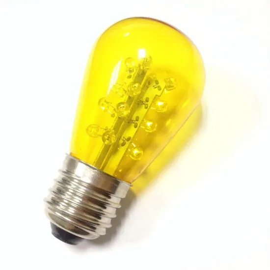yellow color led bulb S14 holiday lamp