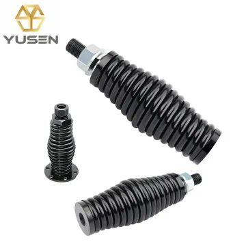 Wholesale Black Barrel Spring Base 6.0mm Universal Antenna Spring Flagpole Lamp Base