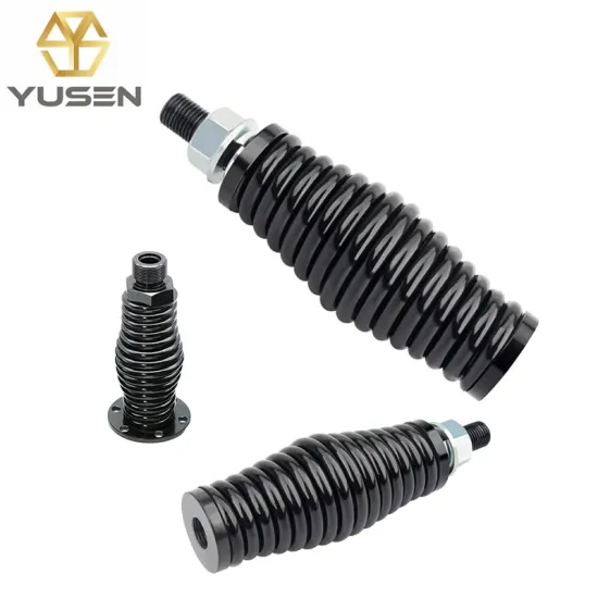 Wholesale Black Barrel Spring Base 6.0mm Universal Antenna Spring Flagpole Lamp Base