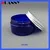 BLUE COSMETIC PET JAR WITH METAL LID, SCREW JAR, PLASTIC JAR WIDE MOUTH LIDS 250g                        
                                                Quality Assured