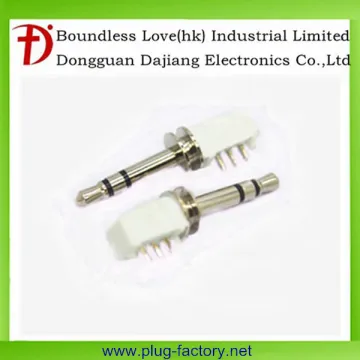 Customized mounted pcb plug with 2.5mm stereo audio jack