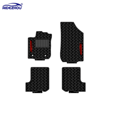 Custom Design Full Set Easy Clean Car Floor Mats Perfect Fit For RENAULT SANDERO 2013-2020 With Color LOGO