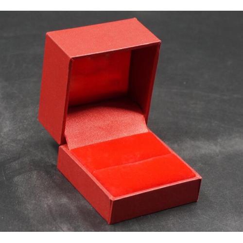 Wholesale red leather jewelry ring box