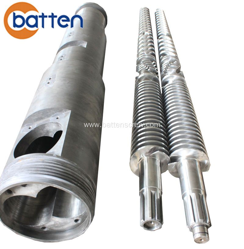 CM65/132 conical twin screw and barrel