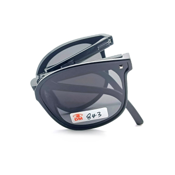 2024 New DM843 TR 90 Polarized Foldable Sunglasses with Silicone Nose Pads