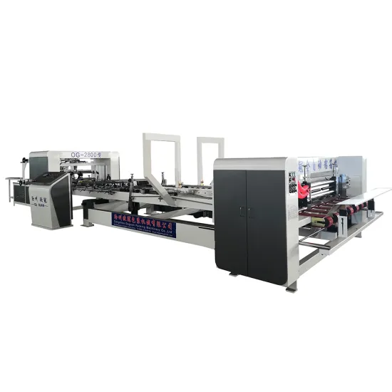 High Efficiency Corrugated Carton Wrapping Machine | Flexo Folder Gluer