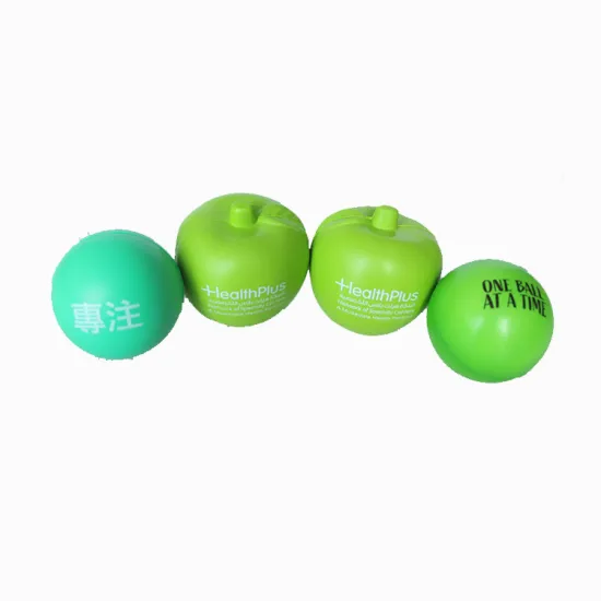 PU Foam Stress Relief Apple Shaped Squishy Toys