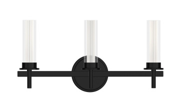 มีสไตล์ 3-Light Wall Wall Deconative Decorative Vanity Light