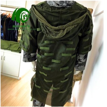 High Quality Mesh Ghillie Suit with Hood Camouflage - Hot Sale