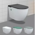 P-trap Toilets Ceramic Smart Wall Hung WC