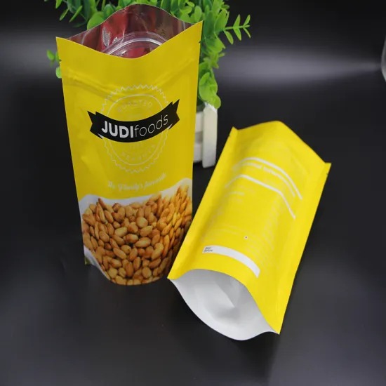Middle Sealing Potato Chips Packaging Food Bag