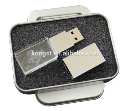 Crystal and 8g lucid usb flash drive with UDP chip