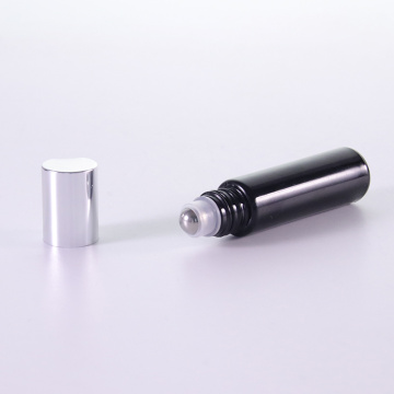 10ml jet black empty roller bottle for essential oils