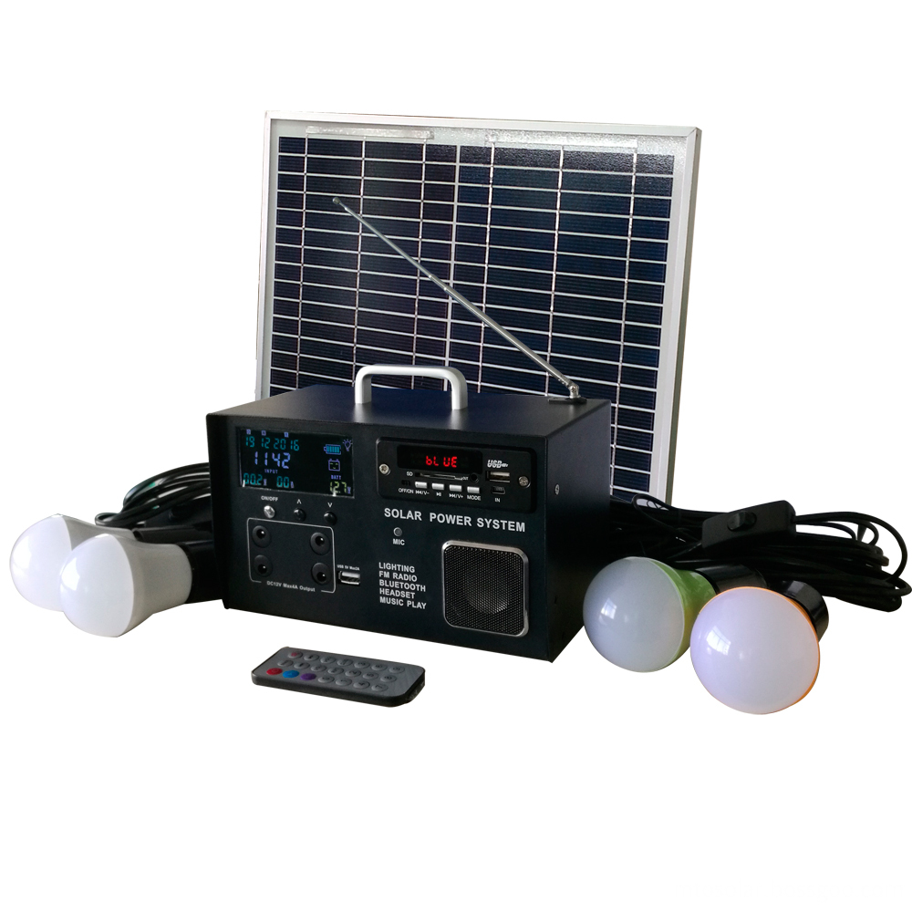 10w mini solar home lighting system