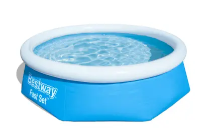 2025 Bestway 57448 Fast Set Inflatable Round Pool