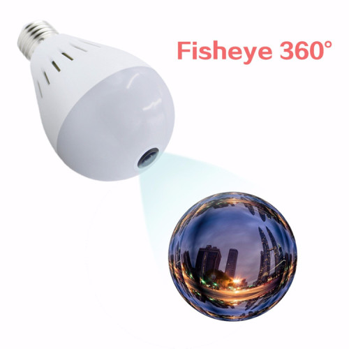 Wireless Spy Bulb Shape IP Camera Monitoring System