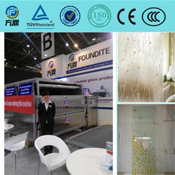 Energy saving glass laminating machine with CE certification