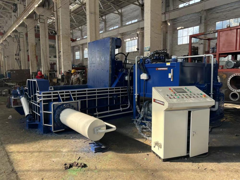 Hydraulic Steel Shavings Aluminum Sheets Metal Baler Presses