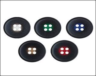 2014 Fashion Black Coat Buttons