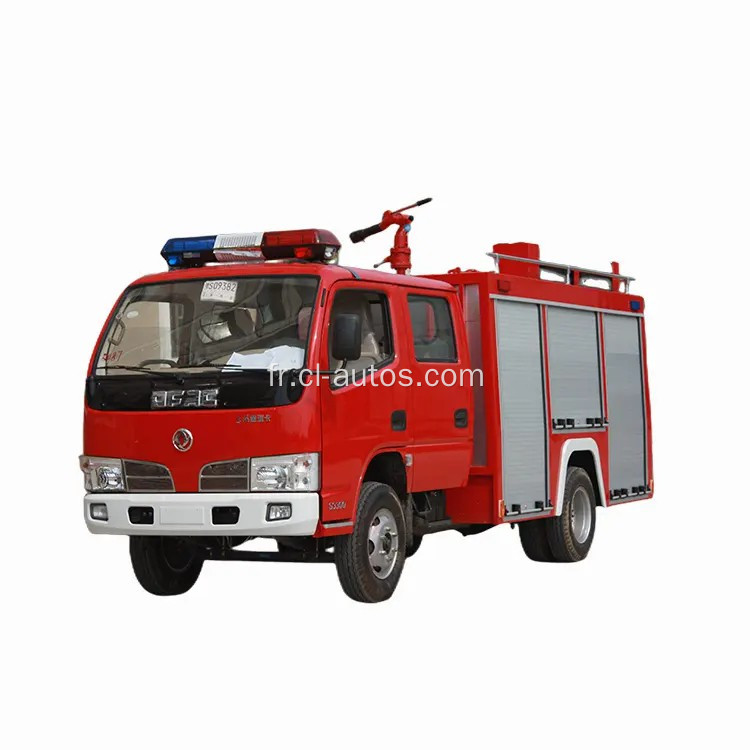 Camion de pompier à eau de 3000 litres