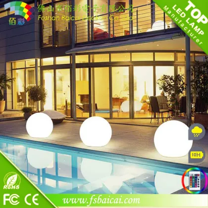 2016 LIGO New style Illuminate Solar Floating Light Inflatable waterproof glow swimming pool led ball