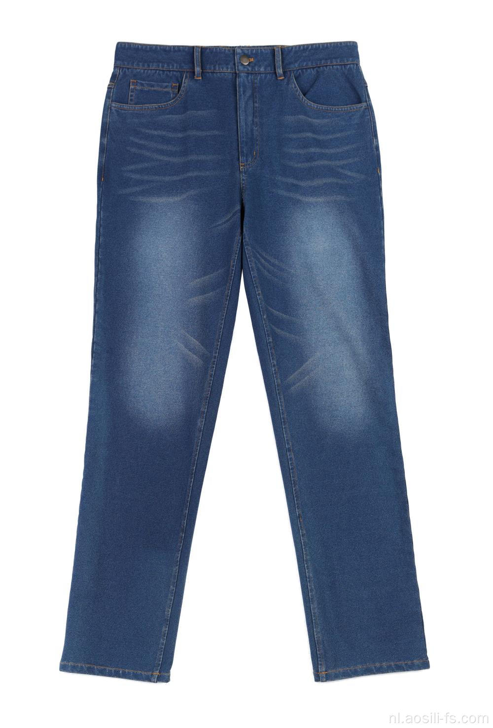 Populaire gebreide jeans van 96% katoen, 4% spandex voor heren