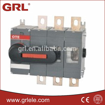 IEC approved 200A 3P 4P red copper window isolator switch