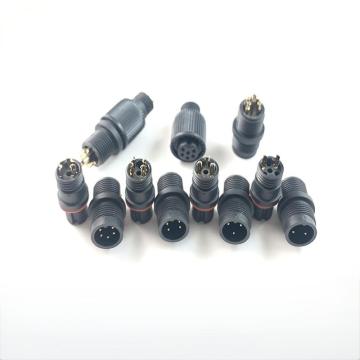 M11 موصل مقاوم للماء مصنوع بالكامل من البلاستيك 2-6pin