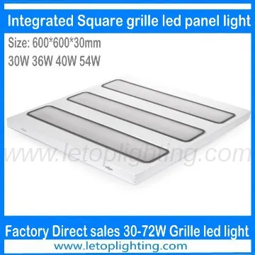 36W led grille panel light