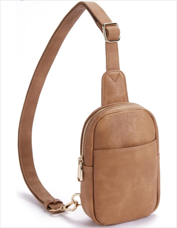 Trendy Single Shoulder Crossbody Bag with Zipper