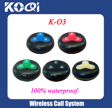 Service Press Button for Restaurant Services with Call Bill Cancel