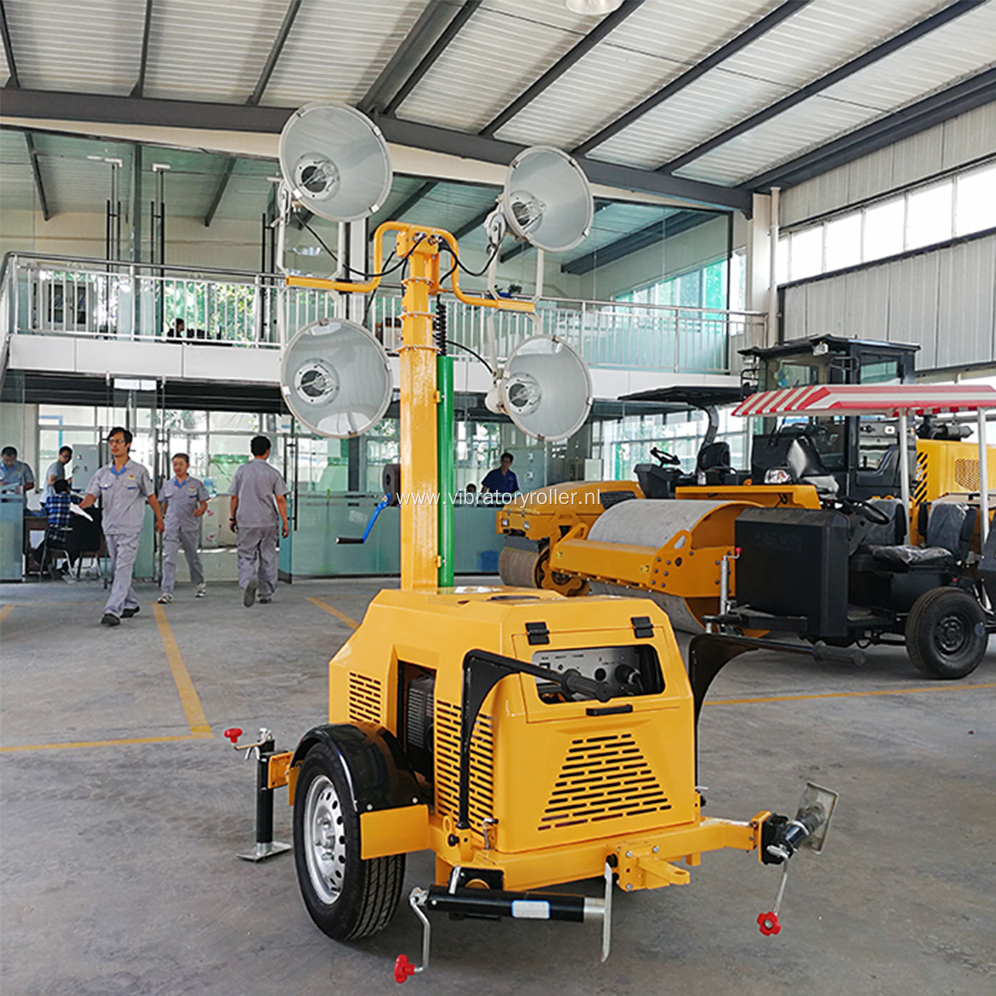 Industrial Emergency Trailer Mobile Light Tower For Outdoor