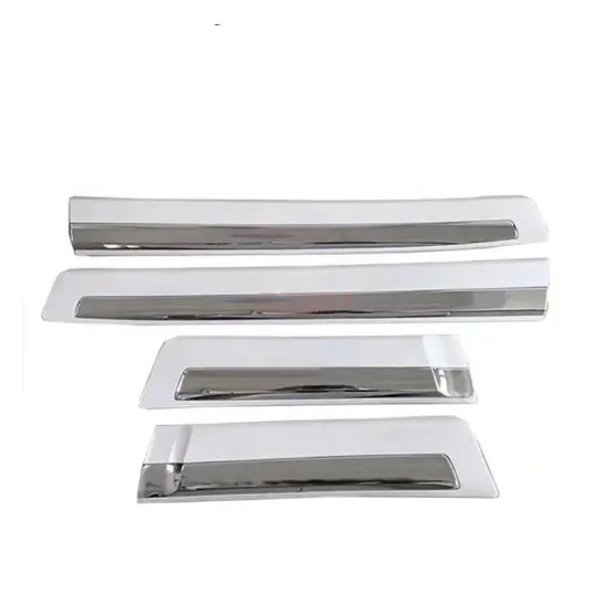 Prado 2018 trims chrome door side moulding trim