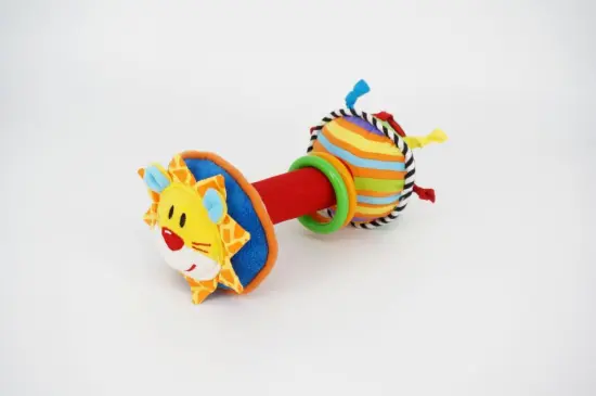 Dumbbell Plush Toy with Animal Shapes