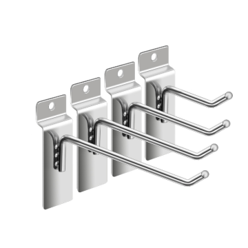 Metal Supermarket Wall Hanging Display Garment Hooks