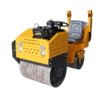 0.7 Ton Small Ride On Double Roller Vibratory Road Roller Compaction Equipment for Sale