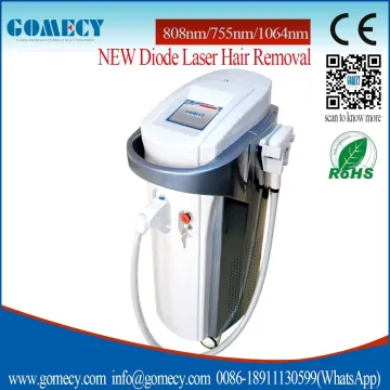 new diode laser hair removal beauty salon equipment , hair remover laser 755 1064 808