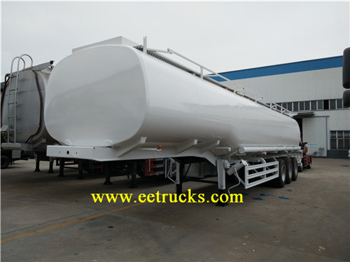 30 tani 45 CBM Usafirishaji wa Mafuta Semi Trailers