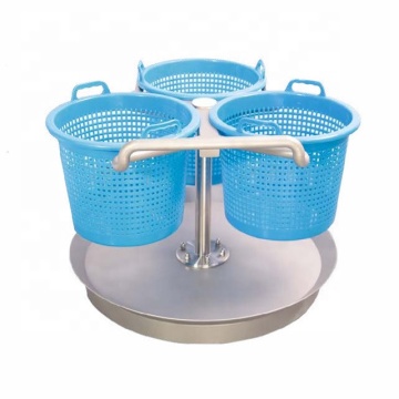 Plastic Turnover Baskets for Industrial Fruit and Vegetable Processing Lines