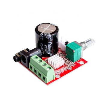 PAM8610 मिनी एम्पलीफायर बोर्ड TDA2030 12V 10W शुद्ध वर्ग डी स्टीरियो