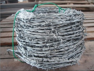 Hot Dipped Galvanized Barbed Wire With Plastic Bundle