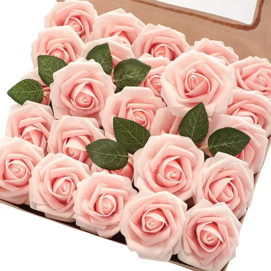 Wholesale Hot Selling PE Foam Rose Flowers for Wedding Decoration - 8cm Handmade DIY Centerpieces