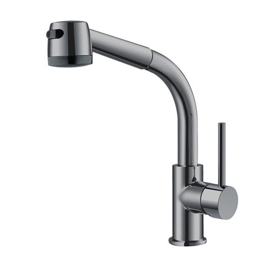 single handle kitchen faucet with sprayer Brass Kitchen Faucet With Pull Out Sprayer Factory