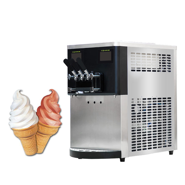 High production, stainless steel Ice cream machine ICM-T338