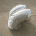 Gomito per condotto a spirale standard per ventilazione