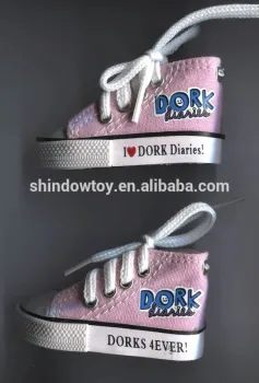 pink ladies sport shoes keychain