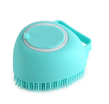 Comb Scrubber Shampoo Dispenser for Pet Washing Grooming